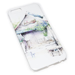 Чехол Yotrix Aquarelle для Apple iPhone 6 (Beautiful home, пластиковый)