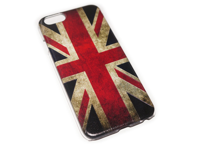 Чехол Yotrix Aquarelle для Apple iPhone 6 (UK Flag, пластиковый)