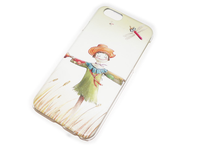 Чехол Yotrix Aquarelle для Apple iPhone 6 (Scarecrow, пластиковый)