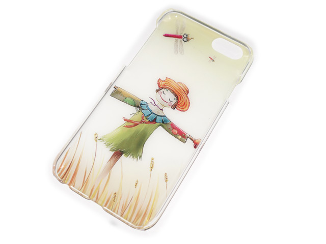 Чехол Yotrix Aquarelle для Apple iPhone 6 (Scarecrow, пластиковый)