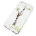 Чехол Yotrix Aquarelle для Apple iPhone 6 (Tree flowerpot, пластиковый)