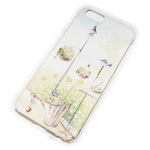 Чехол Yotrix Aquarelle для Apple iPhone 6 (Alley flowerpot, пластиковый)