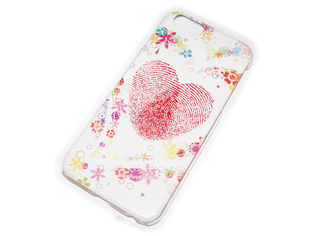 Чехол Yotrix Aquarelle для Apple iPhone 6 plus (Heart, пластиковый)