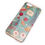 Чехол Yotrix Aquarelle для Apple iPhone 6 plus (Love Paris, пластиковый)