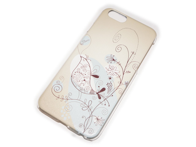 Чехол Yotrix Aquarelle для Apple iPhone 6 plus (Nightingale, пластиковый)