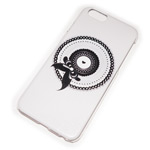 Чехол Yotrix Aquarelle для Apple iPhone 6 (Hat on white, пластиковый)