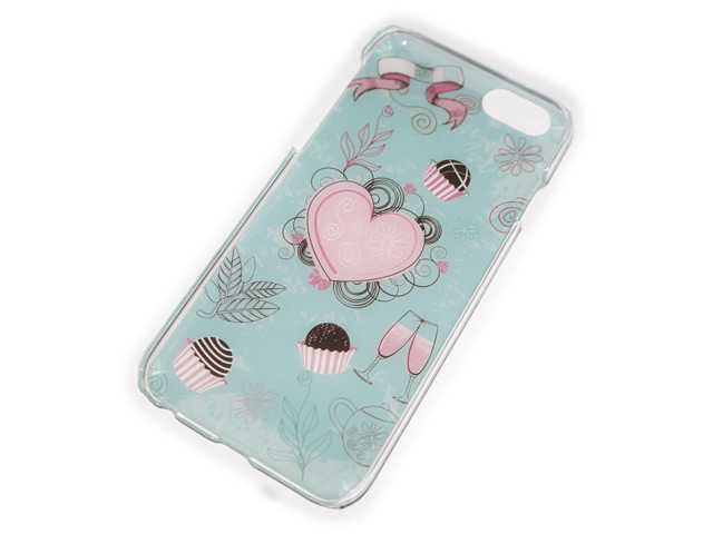 Чехол Yotrix Aquarelle для Apple iPhone 6 (Heart party, пластиковый)