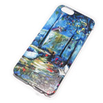 Чехол Yotrix Aquarelle для Apple iPhone 6 (Night garden, пластиковый)