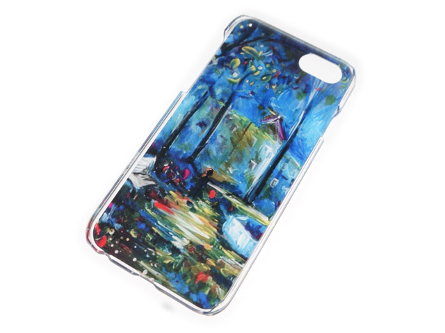 Чехол Yotrix Aquarelle для Apple iPhone 6 (Night garden, пластиковый)