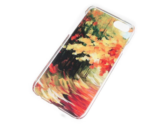 Чехол Yotrix Aquarelle для Apple iPhone 6 (Autumn, пластиковый)