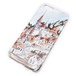 Чехол Yotrix Aquarelle для Apple iPhone 6 (City on hill, пластиковый)