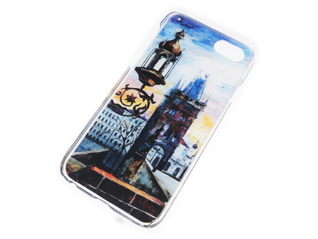 Чехол Yotrix Aquarelle для Apple iPhone 6 (Tower and light, пластиковый)