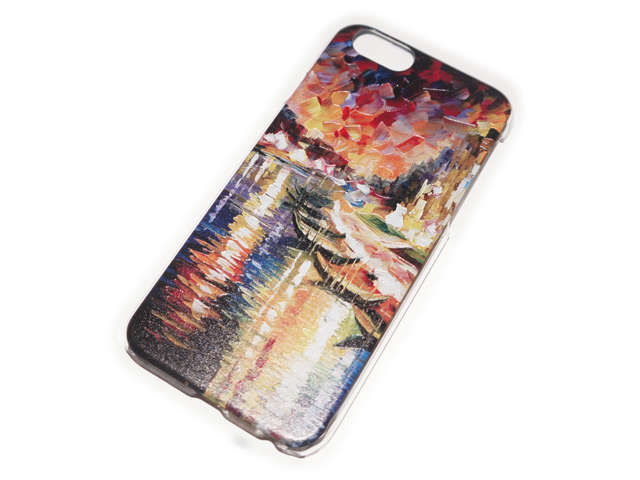 Чехол Yotrix Aquarelle для Apple iPhone 6 (Seafront, пластиковый)