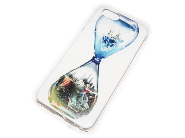 Чехол Yotrix Aquarelle для Apple iPhone 6 (Sandglass, пластиковый)