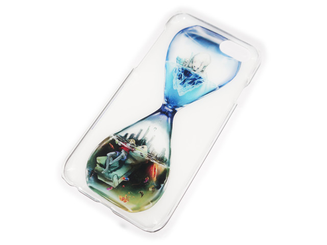 Чехол Yotrix Aquarelle для Apple iPhone 6 (Sandglass, пластиковый)