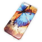 Чехол Yotrix Aquarelle для Apple iPhone 6 (Big butterfly, пластиковый)