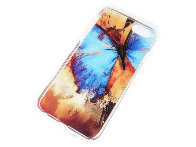 Чехол Yotrix Aquarelle для Apple iPhone 6 (Big butterfly, пластиковый)