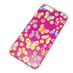 Чехол Yotrix Aquarelle для Apple iPhone 6 (Butterflies on pink, пластиковый)