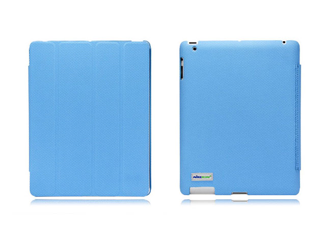 Чехол Nillkin Leather case для Apple iPad 2 (кож.зам, голубой)