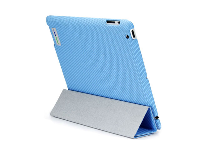 Чехол Nillkin Leather case для Apple iPad 2 (кож.зам, голубой)