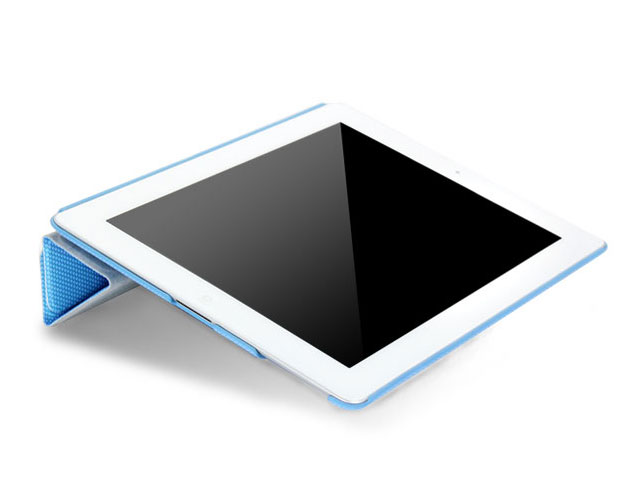 Чехол Nillkin Leather case для Apple iPad 2 (кож.зам, голубой)