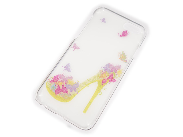 Чехол Yotrix Aquarelle для Apple iPhone 6 (Shoes green, пластиковый)