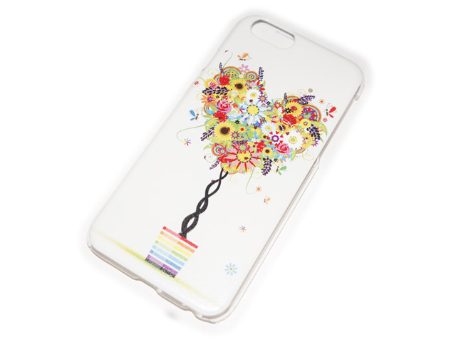 Чехол Yotrix Aquarelle для Apple iPhone 6 (Heart tree, пластиковый)