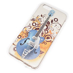 Чехол Yotrix Aquarelle для Apple iPhone 6 (Guitar on white, пластиковый)