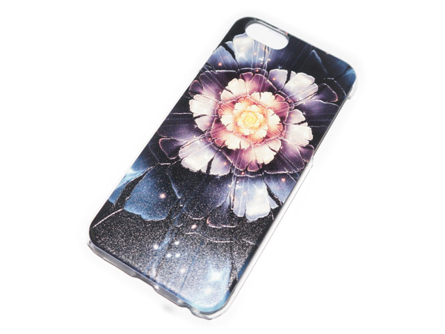 Чехол Yotrix Aquarelle для Apple iPhone 6 (Flower dark, пластиковый)