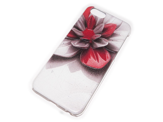 Чехол Yotrix Aquarelle для Apple iPhone 6 (Flower light, пластиковый)