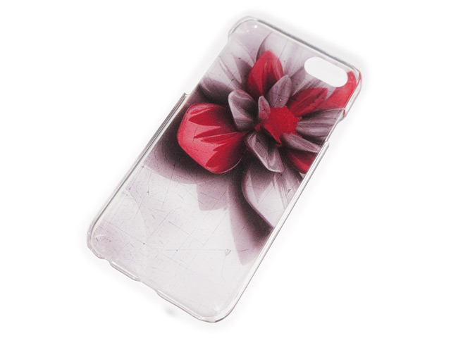 Чехол Yotrix Aquarelle для Apple iPhone 6 (Flower light, пластиковый)