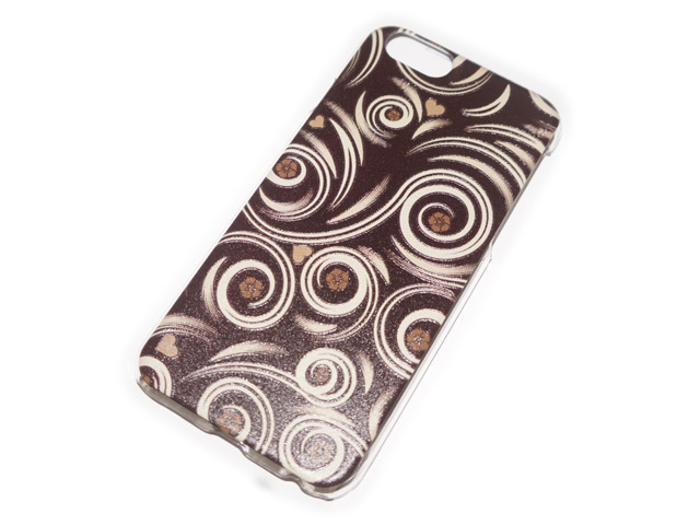 Чехол Yotrix Aquarelle для Apple iPhone 6 (Ornament brown, пластиковый)