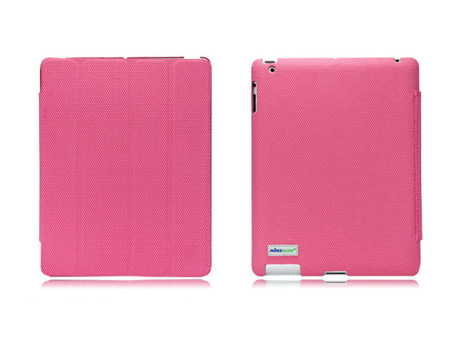 Чехол Nillkin Leather case для Apple iPad 2 (кож.зам, розовый)
