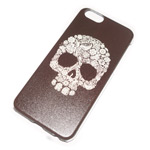 Чехол Yotrix Aquarelle для Apple iPhone 6 (Skull ornament, пластиковый)