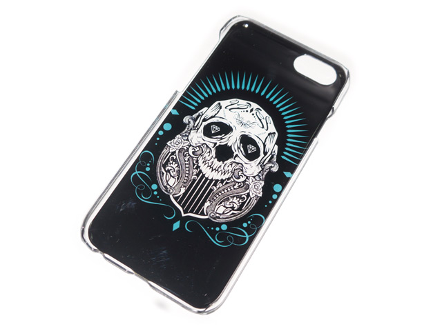 Чехол Yotrix Aquarelle для Apple iPhone 6 (Skull diamonds, пластиковый)