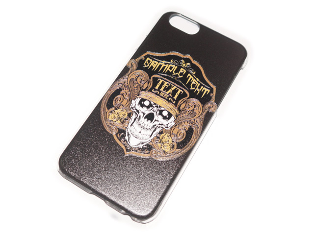 Чехол Yotrix Aquarelle для Apple iPhone 6 (Skull bondi gold, пластиковый)