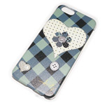 Чехол Yotrix Aquarelle для Apple iPhone 6 (Heart patch, пластиковый)