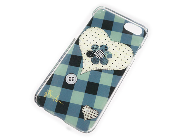 Чехол Yotrix Aquarelle для Apple iPhone 6 (Heart patch, пластиковый)