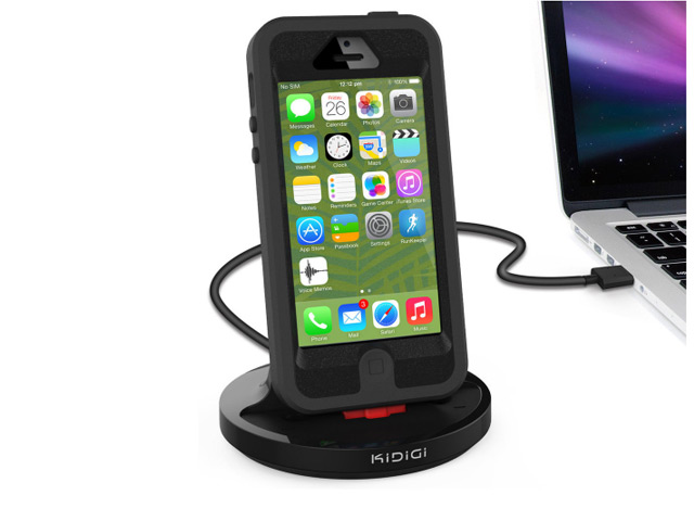 Dock-станция KiDiGi Rugged Universal Desktop Cradle для Samsung/LG/Nokia/Sony (черная, microUSB)