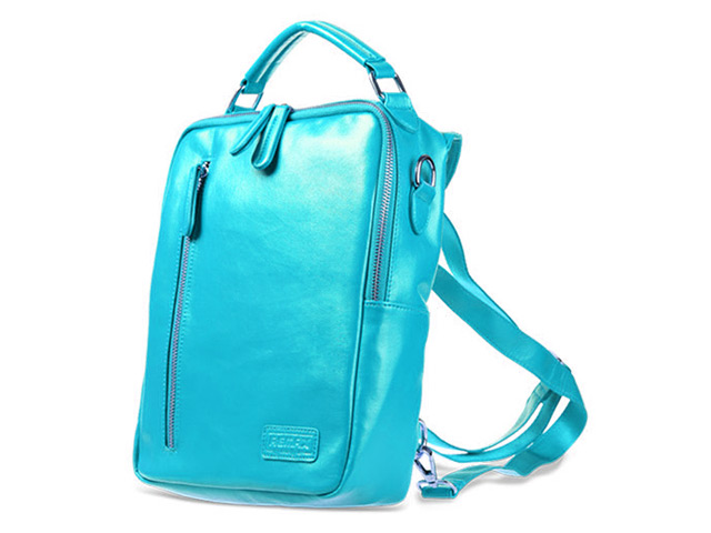 Сумка Remax Double Bag #386 универсальная (синяя, кожаная, 10-11