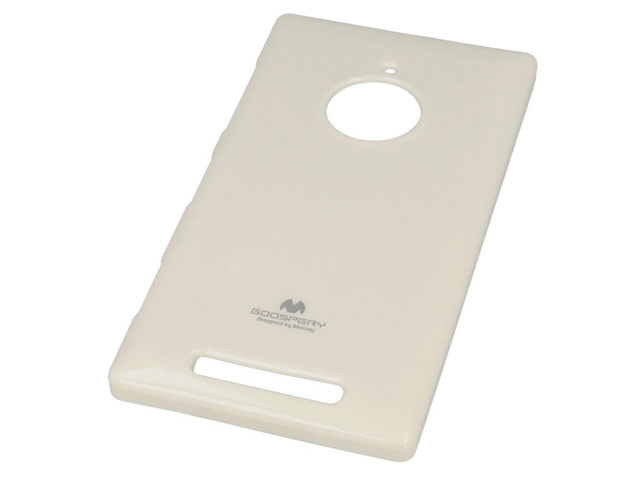 Чехол Mercury Goospery Jelly Case для Nokia Lumia 830 (белый, гелевый)