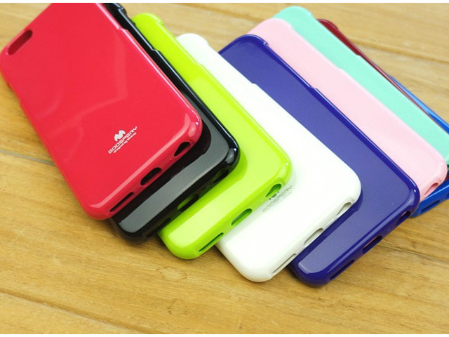 Чехол Mercury Goospery Jelly Case для Apple iPhone 6 plus (оранжевый, гелевый)