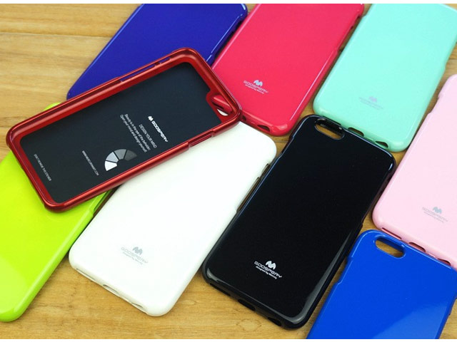 Чехол Mercury Goospery Jelly Case для Apple iPhone 6 plus (голубой, гелевый)