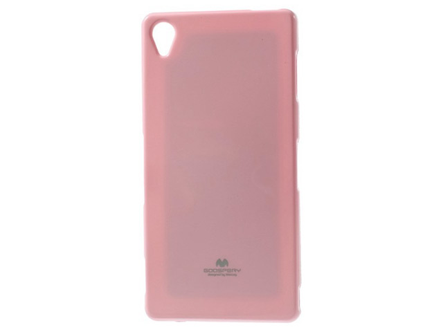 Чехол Mercury Goospery Jelly Case для Sony Xperia Z3 L55t (розовый, гелевый)