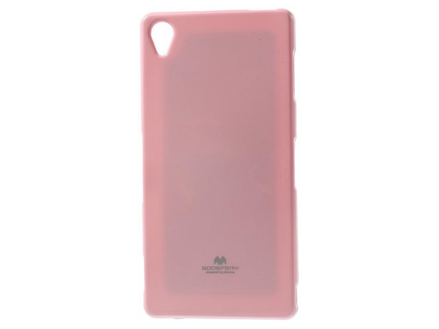 Чехол Mercury Goospery Jelly Case для Sony Xperia Z3 L55t (розовый, гелевый)