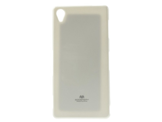 Чехол Mercury Goospery Jelly Case для Sony Xperia Z3 L55t (белый, гелевый)