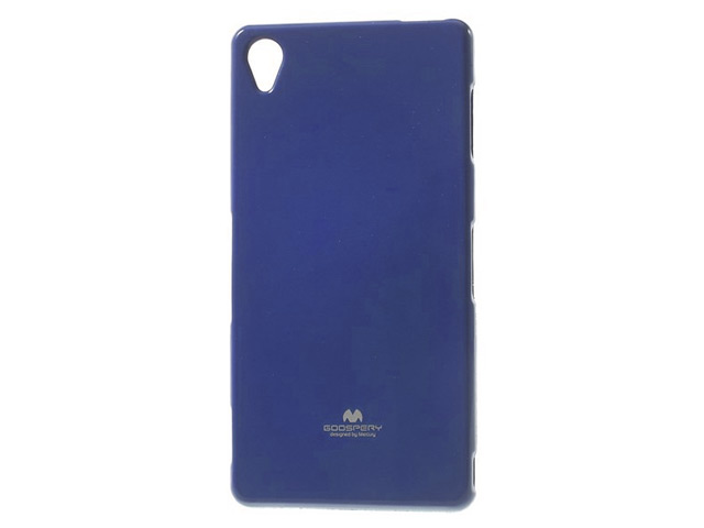 Чехол Mercury Goospery Jelly Case для Sony Xperia Z3 L55t (синий, гелевый)