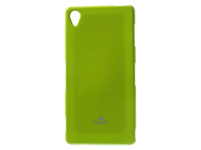 Чехол Mercury Goospery Jelly Case для Sony Xperia Z3 L55t (зеленый, гелевый)