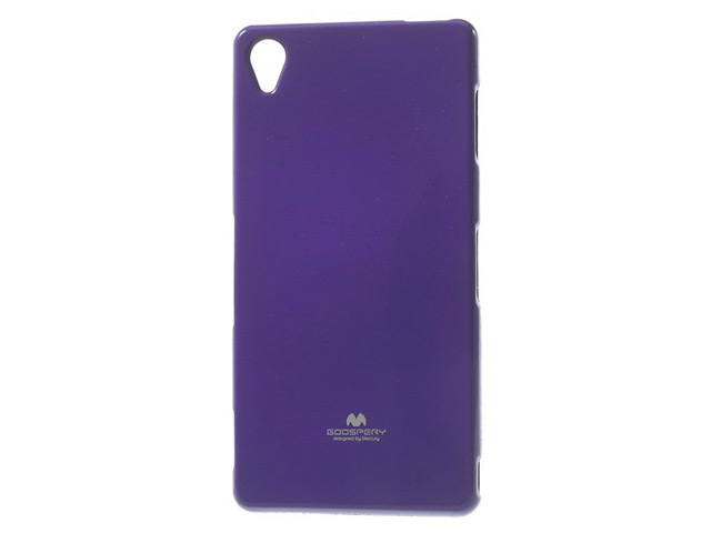 Чехол Mercury Goospery Jelly Case для Sony Xperia Z3 L55t (фиолетовый, гелевый)