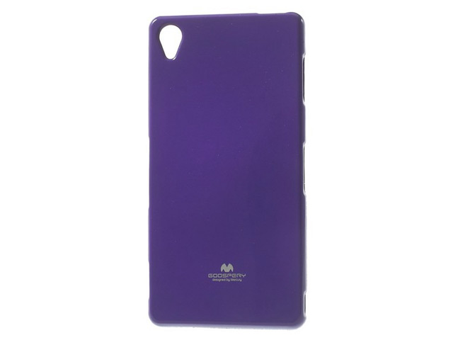 Чехол Mercury Goospery Jelly Case для Sony Xperia Z3 L55t (фиолетовый, гелевый)